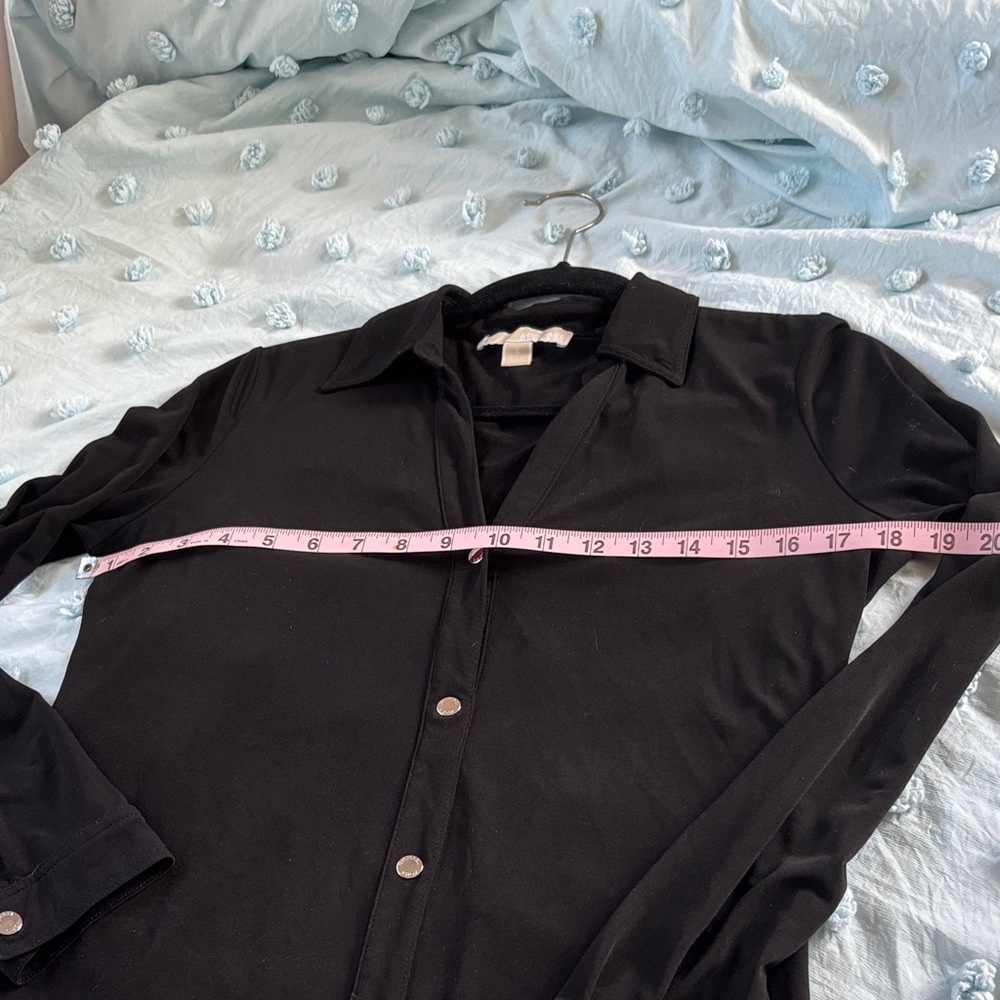 MICHAEL Michael Kors Black Shirt Dress - Picture 4 of 7